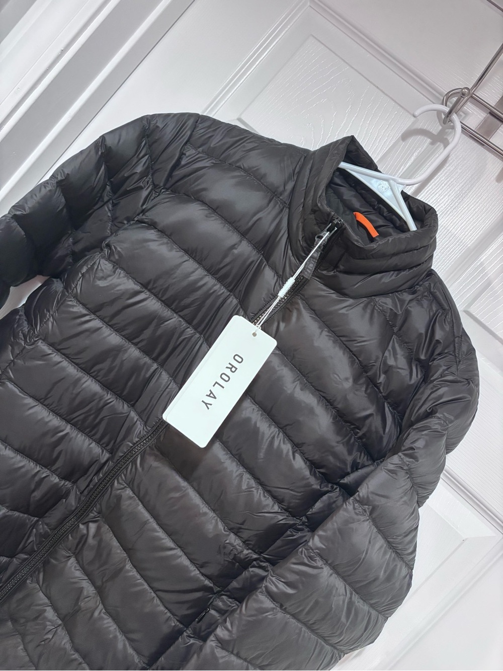 OROLAY NWT Black Lightweight Quilted Packable Puffer Jacket